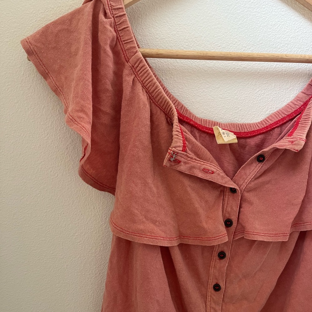Free People Off-the-Shoulder Crop Top